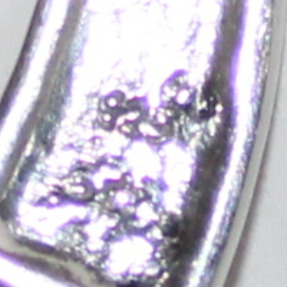 Sterling Silver Faux Opal Amethyst Necklace - Picture 6 of 7